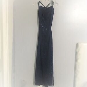Gantos Navy Blue Gown